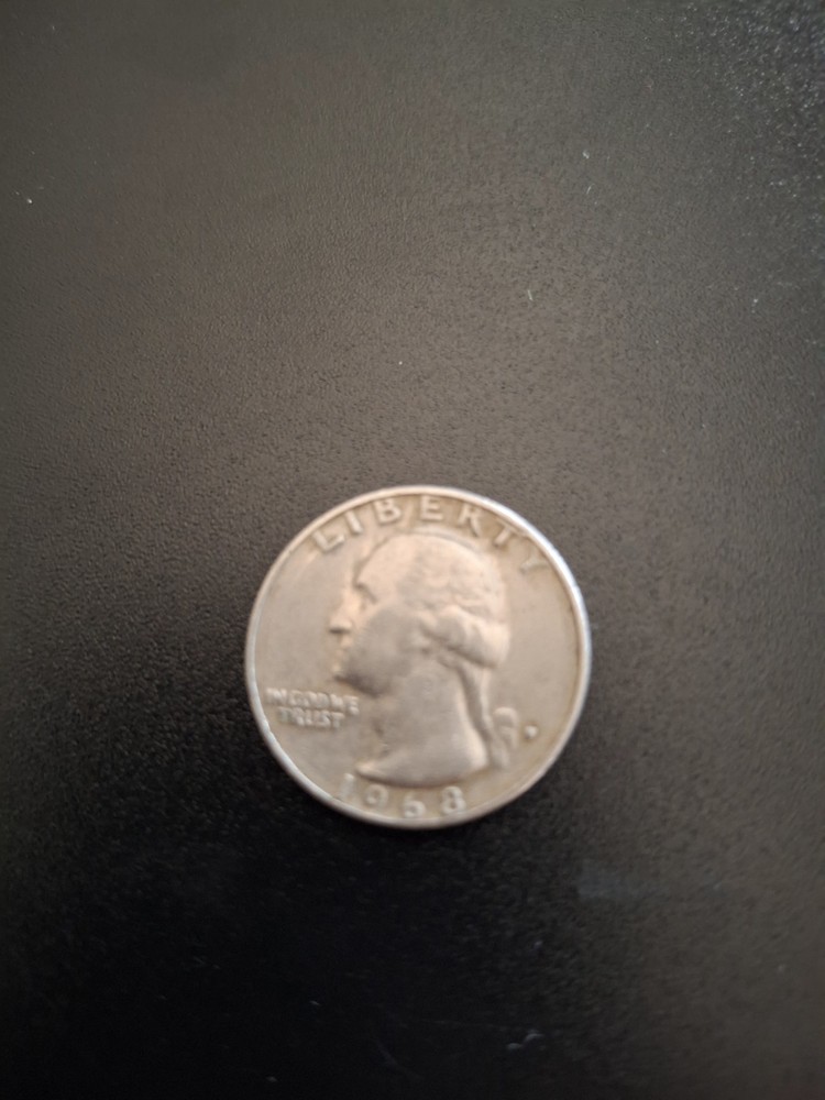 1968 US Quarter With Mint Dot Error