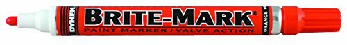 BRITE-MARK Medium Tip Paint Marker, Orange