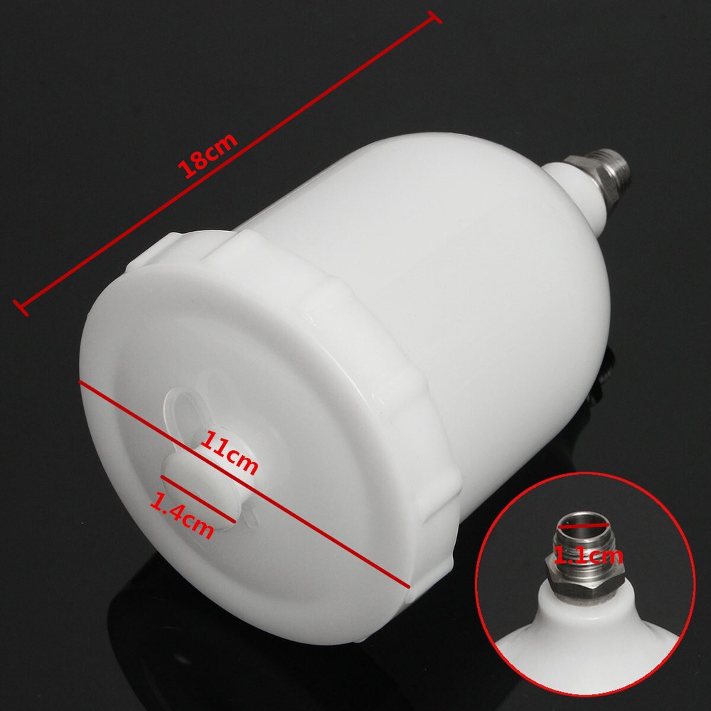1x 600ML Gravity Paint Spray Gun Cup Replacement For Devilbiss Pro Pri FLG