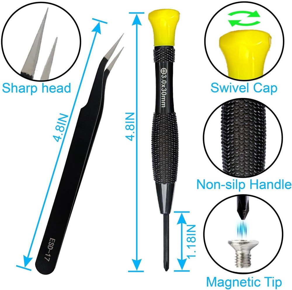 18PCS Mini Precision Screwdriver Set With Case