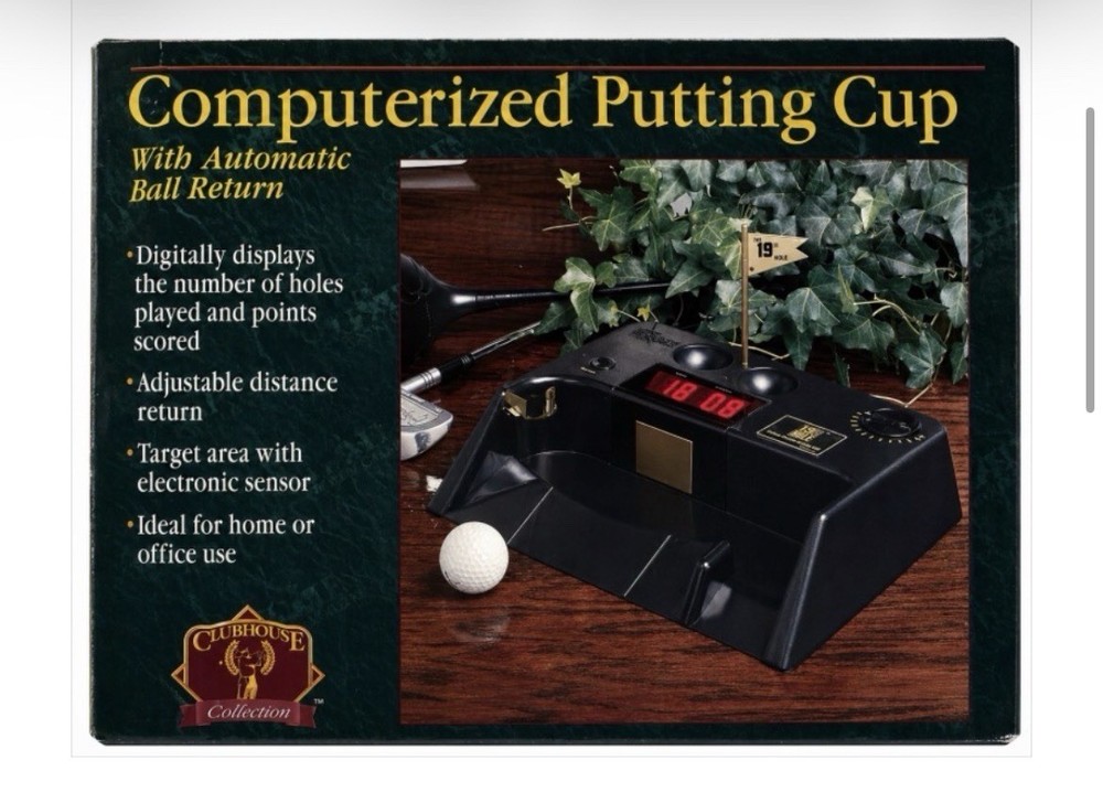 Vintage Digital Putting Cup With Automatic Ball Return/Scote Display [V]
