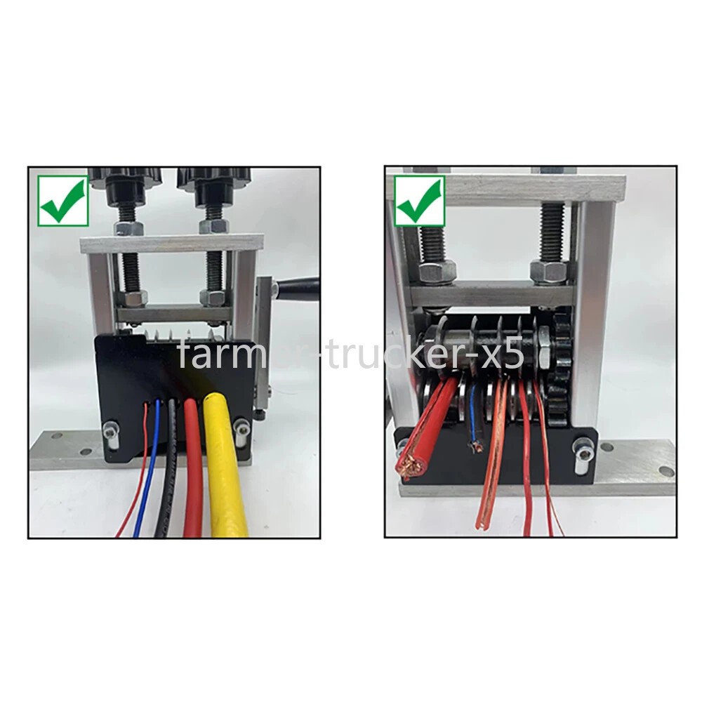 0.5-17MM Adjustable Stripping Machine Electric Manual Multihole Wire Stripper