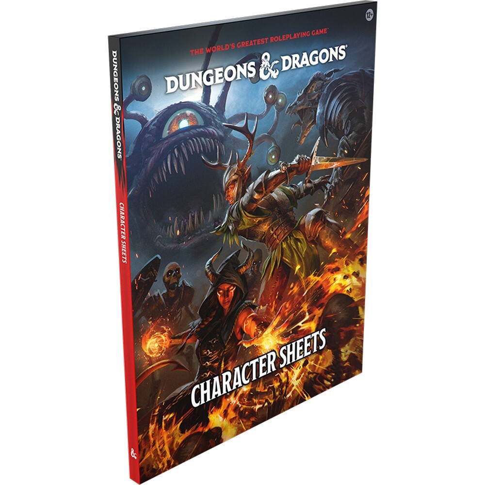 D&D 5E RPG: Character Sheets (2024) TSDR3898 0924 (RK)