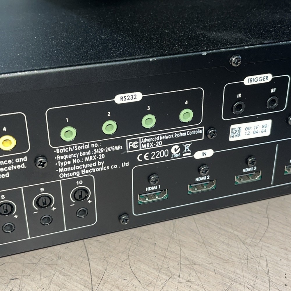 URC MRX-20 ADVANCED NETWORK SYSTEM CONTROLLER