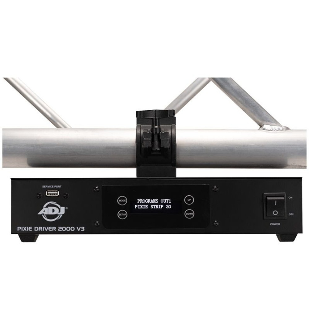 (4) American DJ Pixie Strip-120 Pixel Strip Lights+Pixie Driver V2+Hazer+Fogger