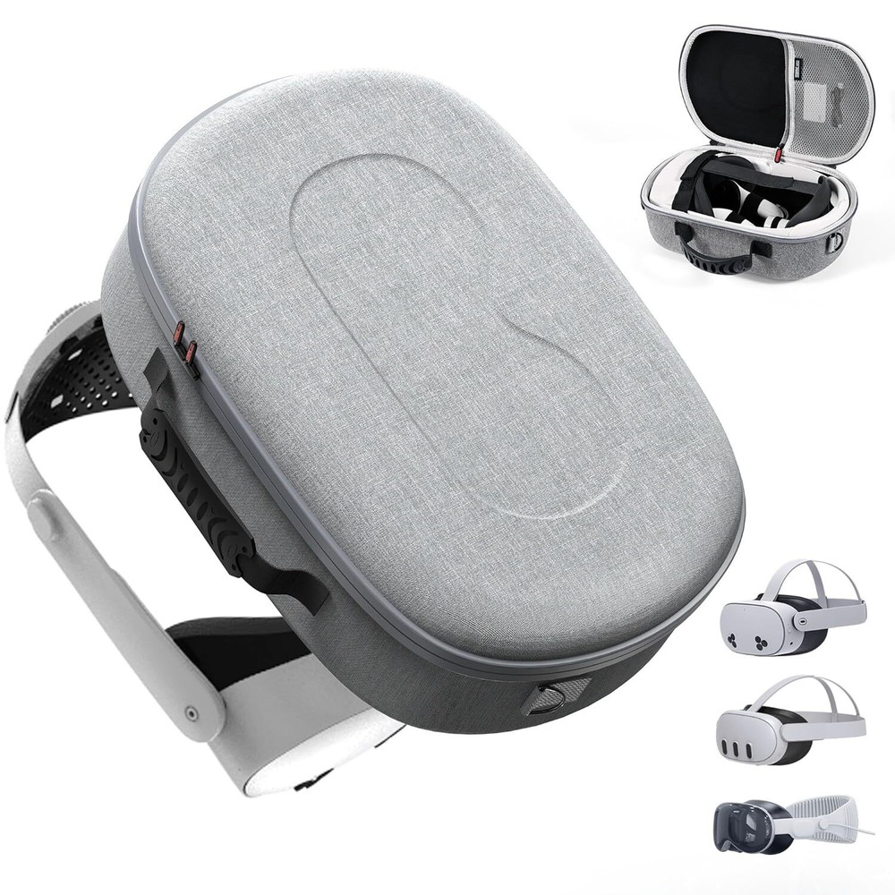 Waterproof Case Storage Bag For Meta Quest 3S With Shoulder Strap Lens Protector