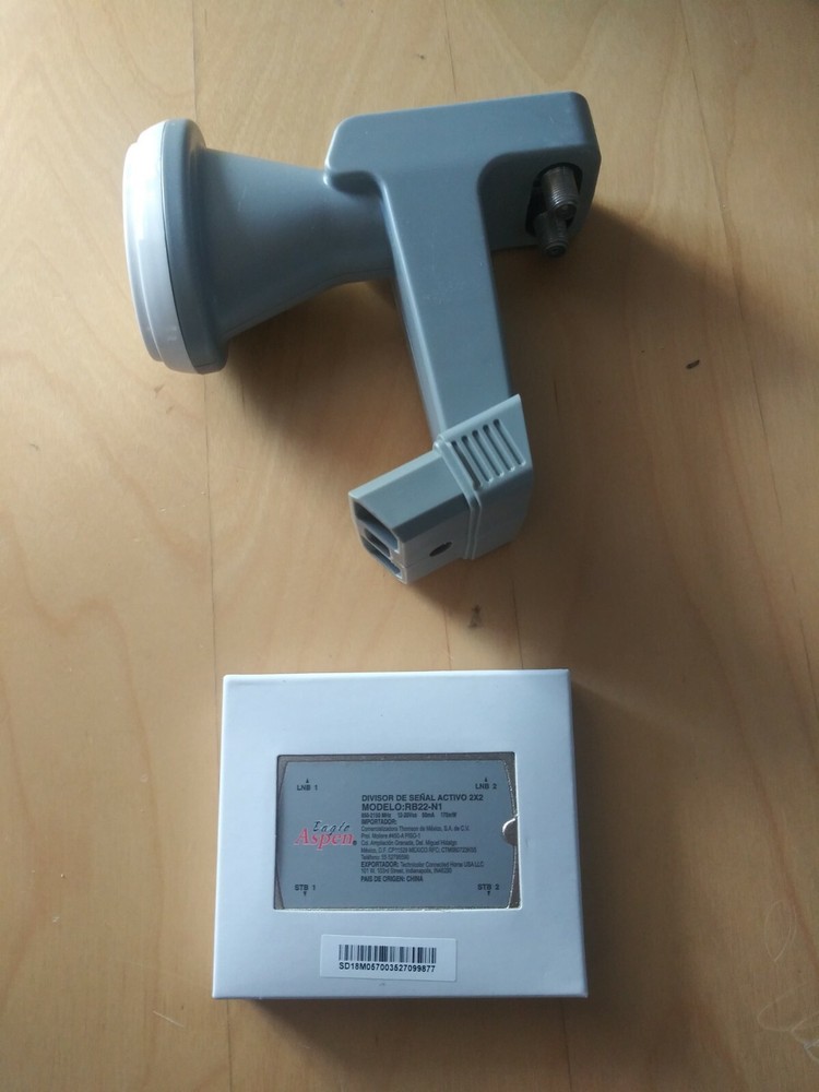 SKY MEXICO LNB STACKER DUAL + DIVISOR 2X2