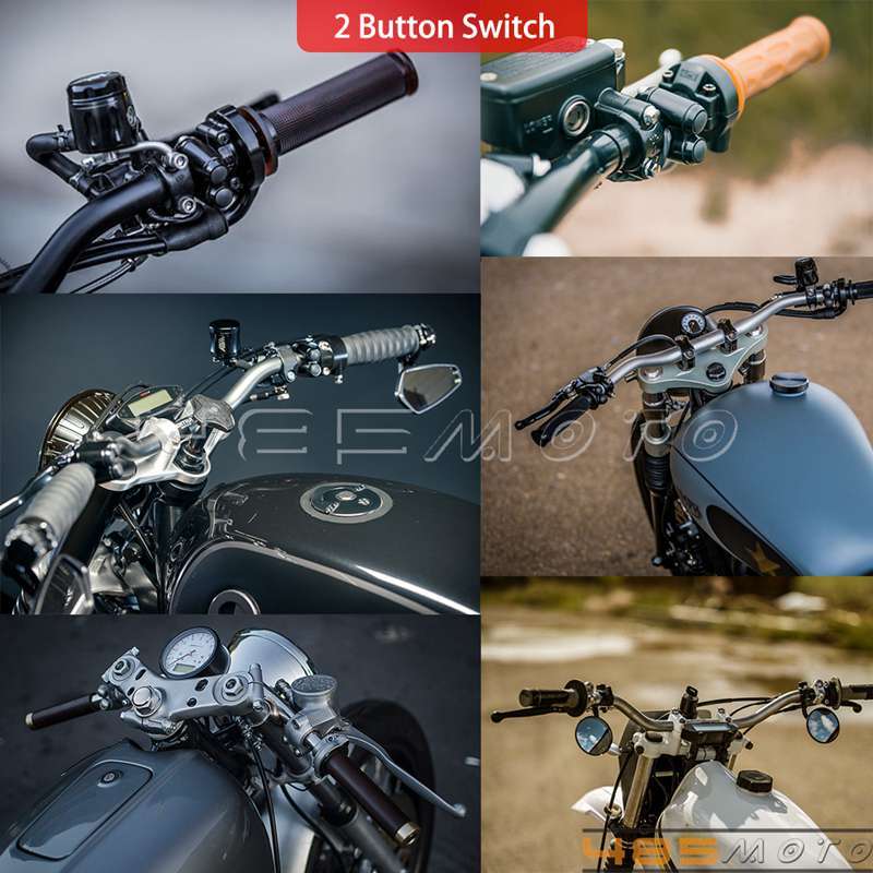 Motorcycle Handlebar Switch Button Momentary Button For Harley XL Softail Dyna