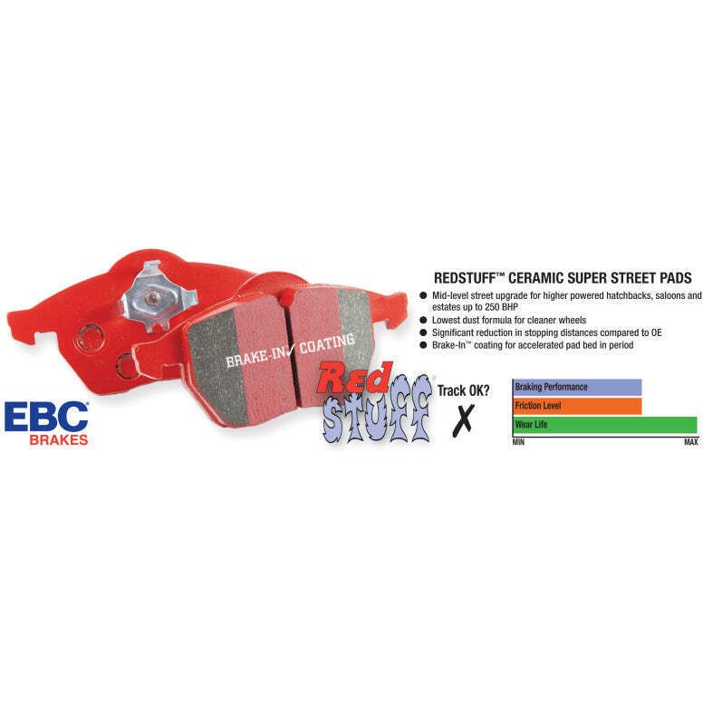 EBC DP3689C fits BMW 92-95 M3 3 (E36) Red stuff Front Brake Pads