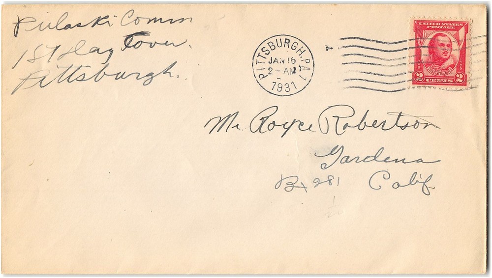 US #690 First Day Cover (FDC), 1931
