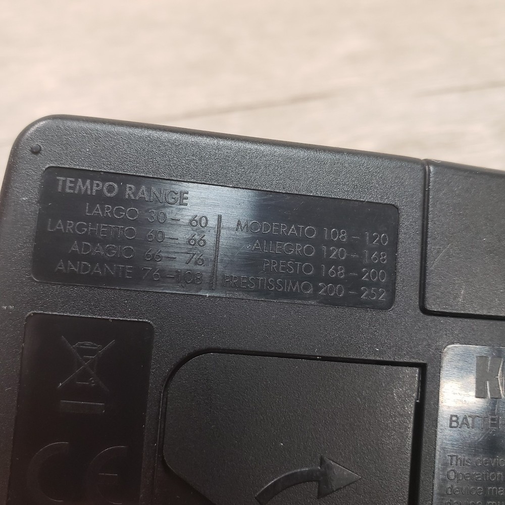 Korg MA-1 Metronome Folding Stand Adjustable Calibration -Tested