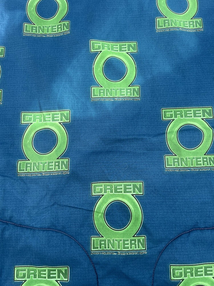 Green Lantern DC Comics Character AOP Double Sided Twin Comforter Blanket