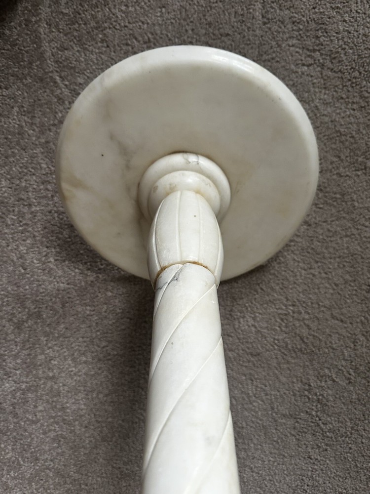 Vintage Marble Planter Stand