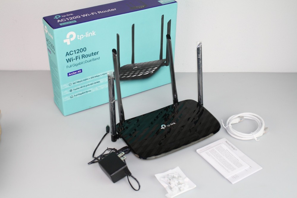 TP-Link AC1200 Smart WiFi Router - Black