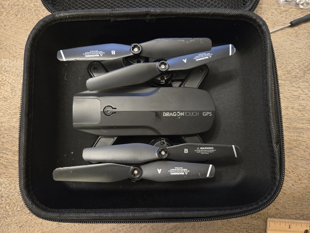 Dragon Touch Drone 7" Only Camera Battery & Case **See All Pics & Description***