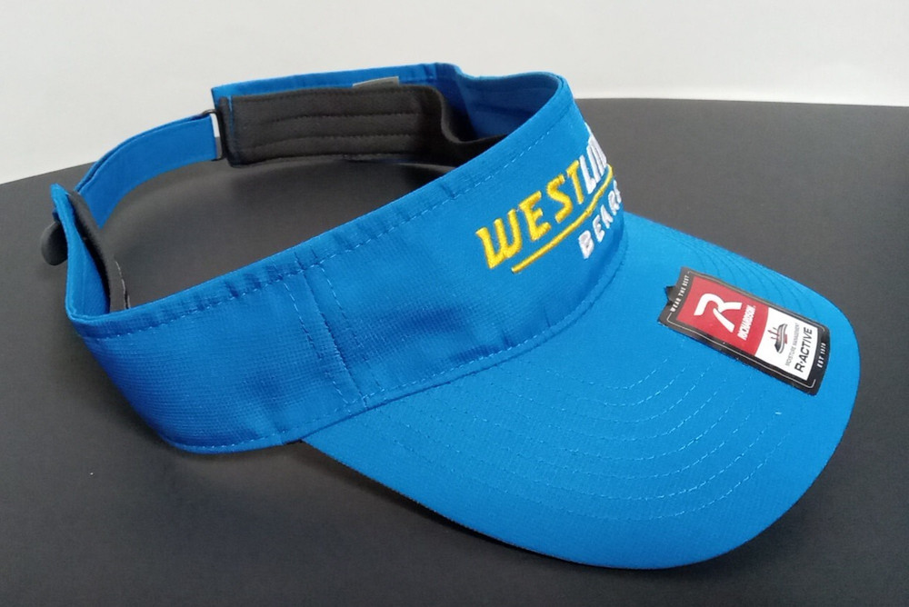 West Lincoln Bears Sun Visor Golf Hat Blue Pre-owned