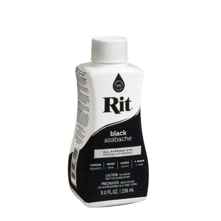 (2 pack) Rit, All Purpose Liquid Dye, Black, 8 fl oz