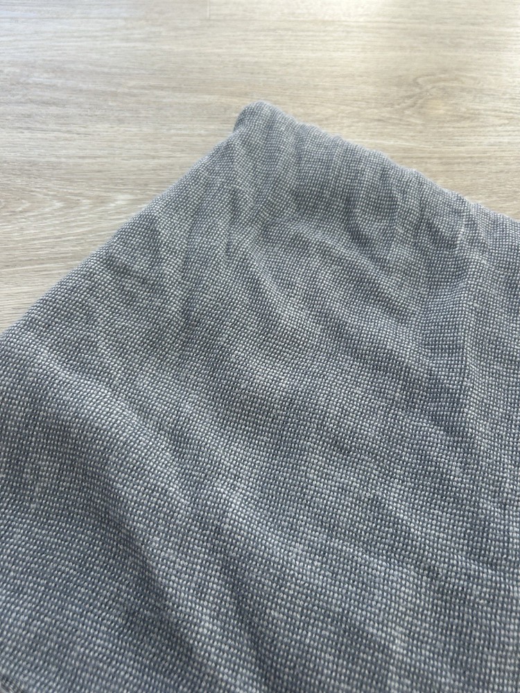 Infinity Scarf Cotton Fringe One Size Blue