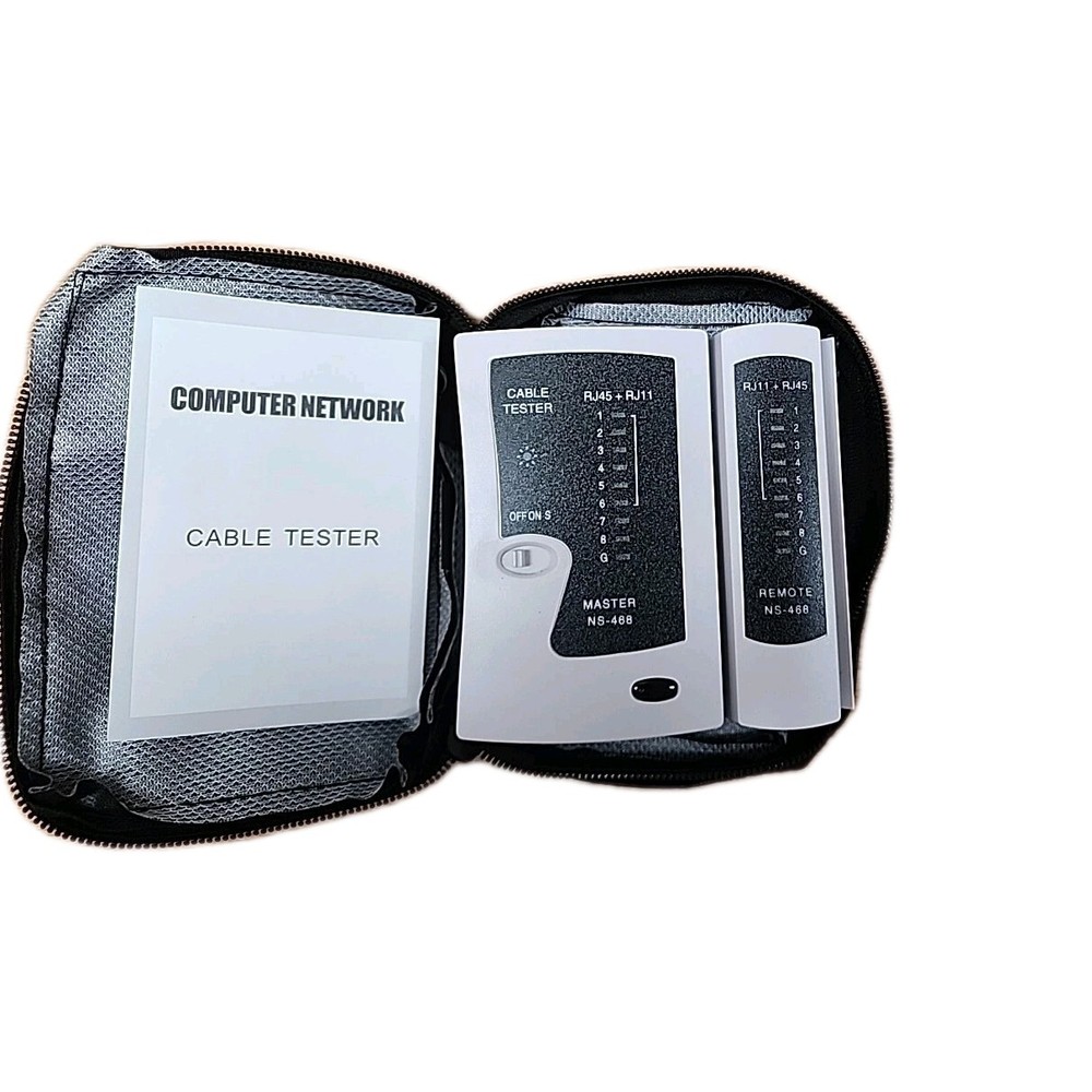 Cable Tester Computer Network Master NS-468 (B, N) Removable Remote