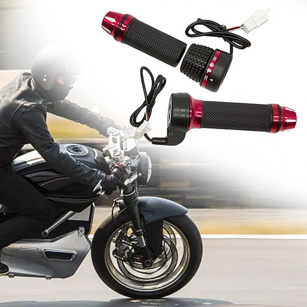 High Compatibility Electric Vehicle Throttle Grip ABS + Rubber Material