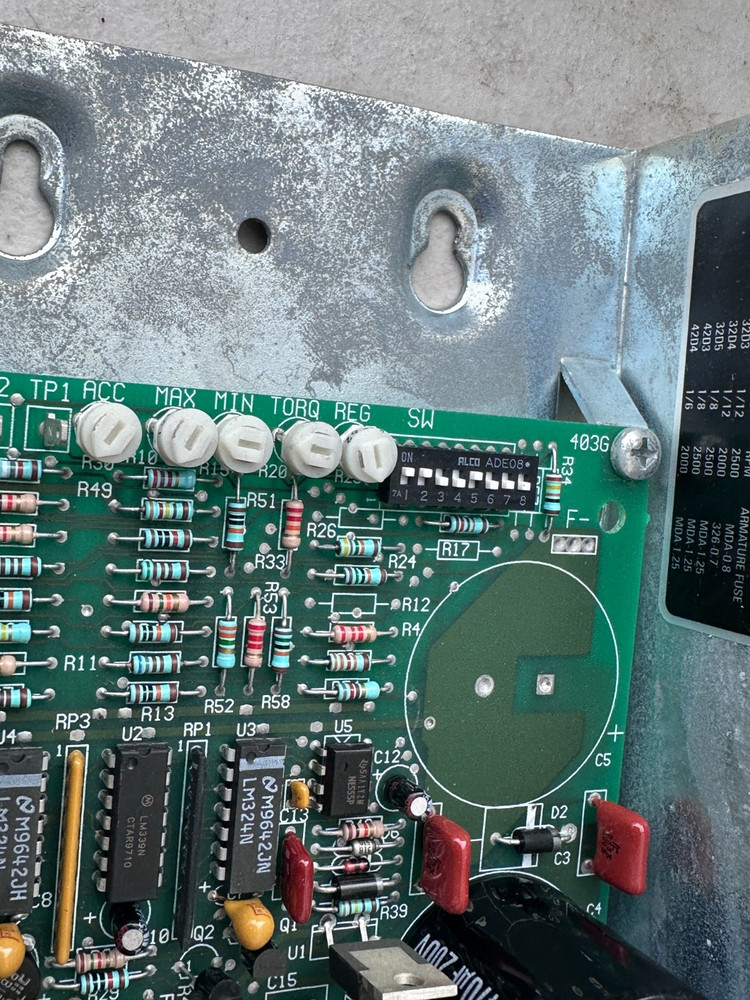 Bodine DC Motor Control, Model 830, 115VAC Input