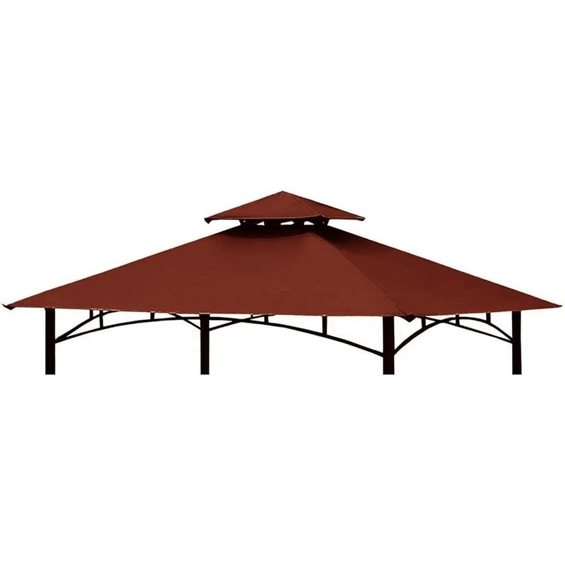 Grill Canopy Replacement Cover Waterproof UV Resistant Double Tier Easy Install
