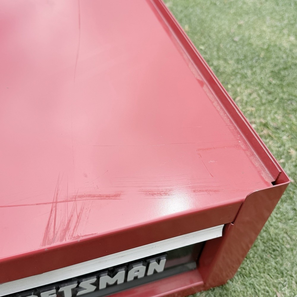 Craftsman 1 Single Drawer Mid Intermediate Middle Riser Tool Box Chest Red