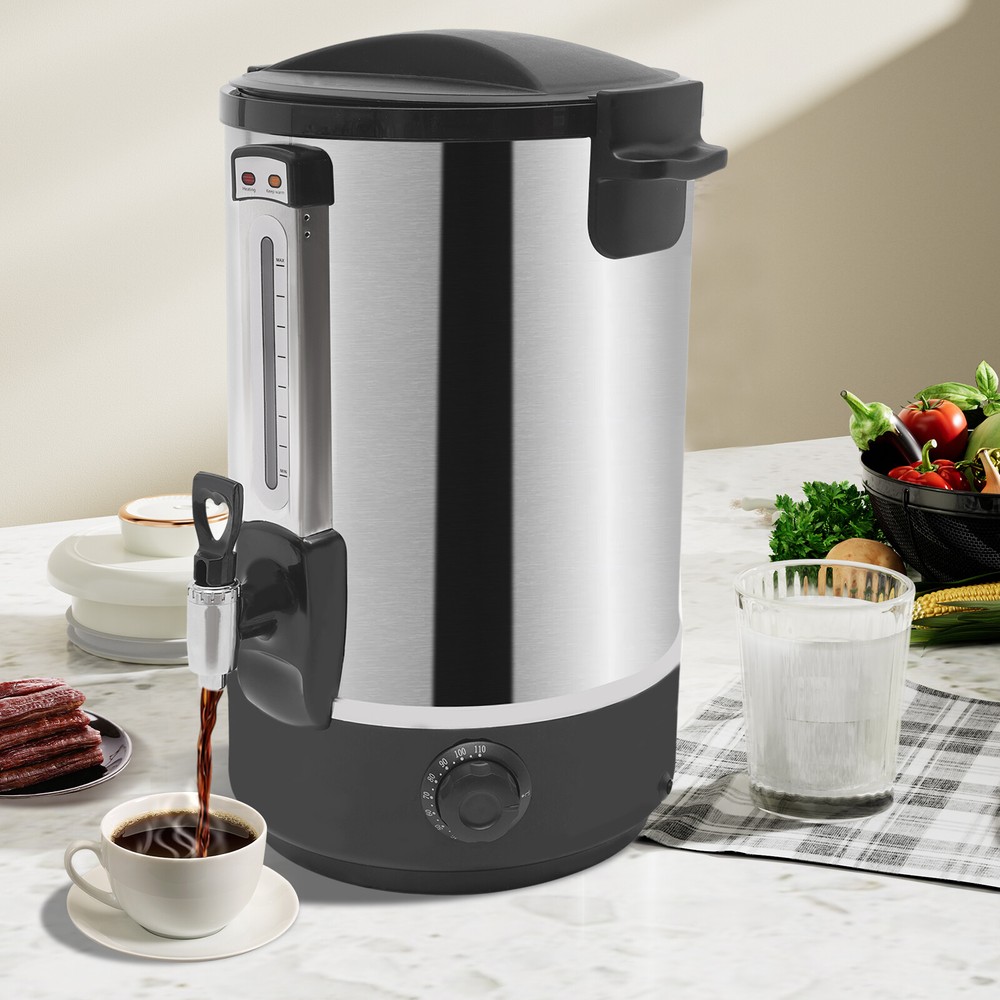 2-layer Stainless Steel Commercial Water Bucket, Electric Hot Water Bucket 16L