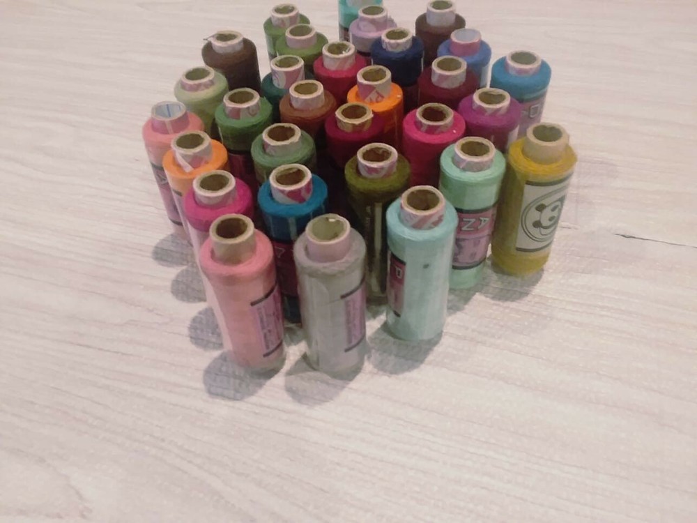 10 piece  Polyester Sewing Thread  Hand Stitching 200 Yard Each Spool