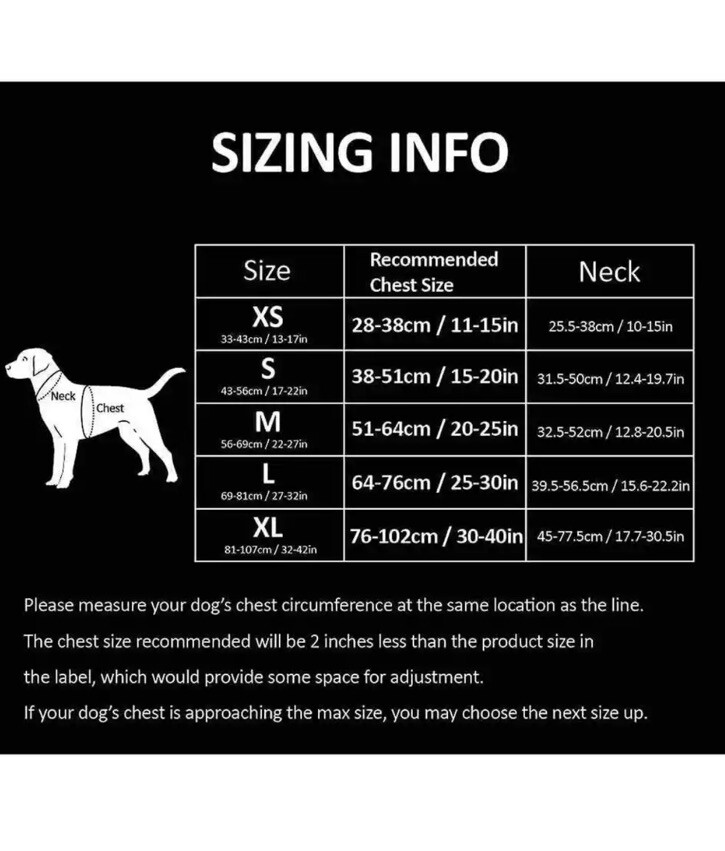 TRUE LOVE Explosion Proof Harness Adjustable No-Pull Reflective harness sz Med