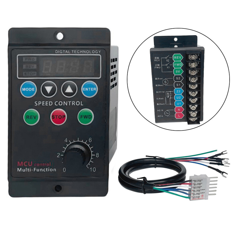120W AC 110V 3A Digital Motor Speed Control MCU Controller Target Value Settable