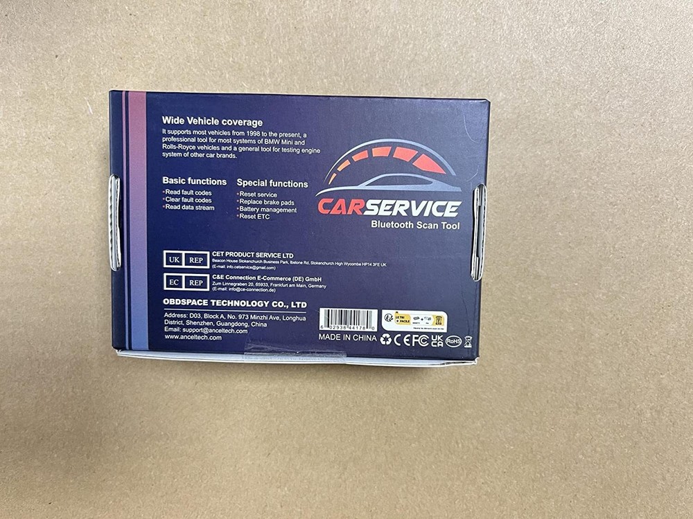 ANCEL BD300 For BMW Bluetooth All System OBD2 Scanner Car Diagnostic Scan Tool