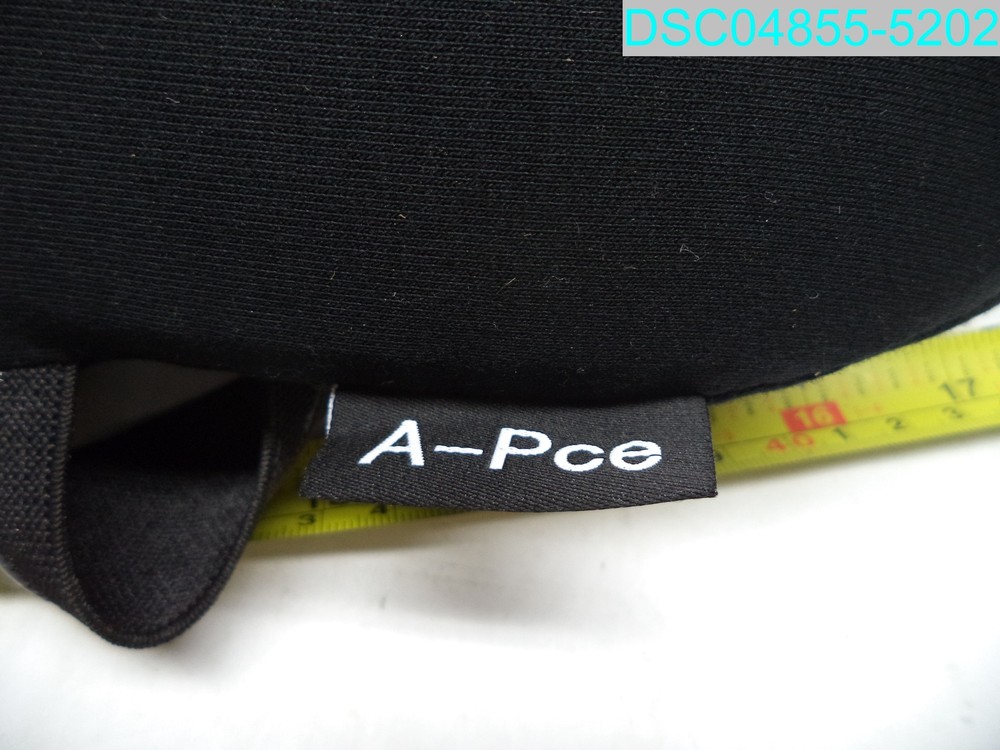 A-PCE Black Adjustable Lumbar Support Pillow