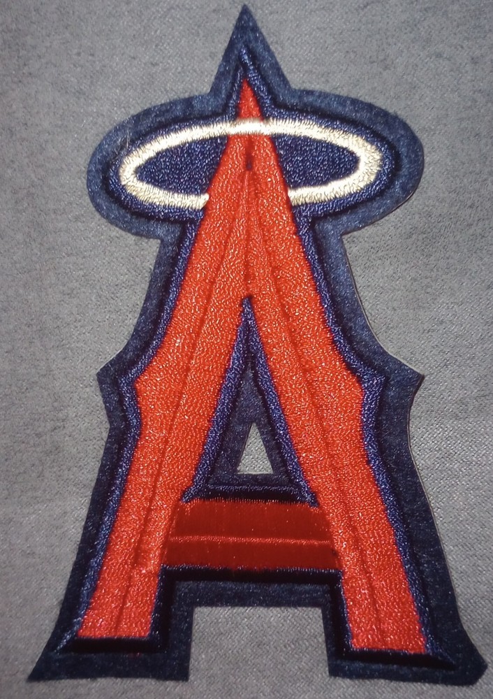 ANAHEIM ANGELS BASEBALL IRON ON PATCH