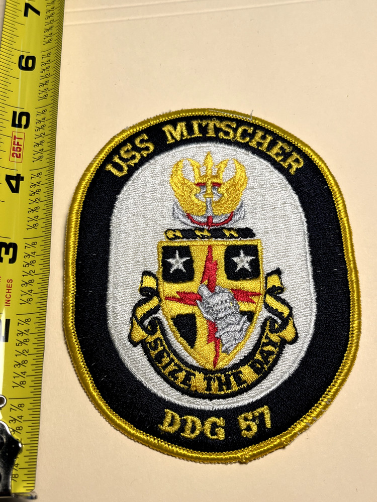 USS Mitscher  DDG 57 US Navy Ship Patch