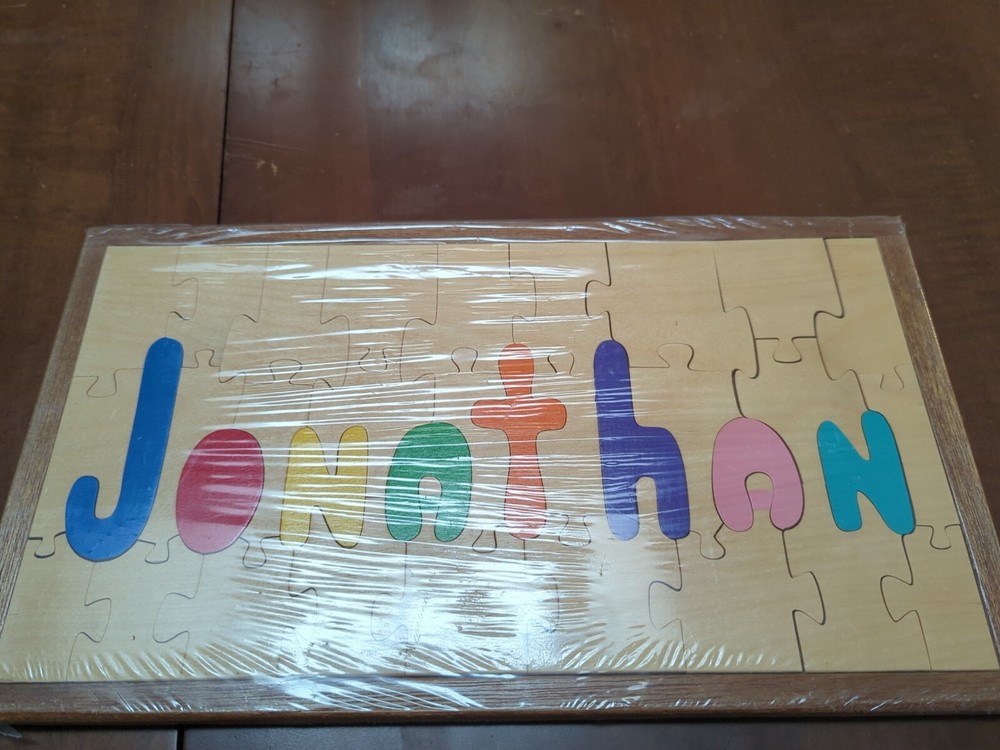 Jonathan Name Wood Puzzle