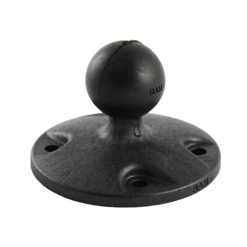 RAM Mounts Composite Plastic 2.5" Round Base with 1" Ball RAP-B-202U