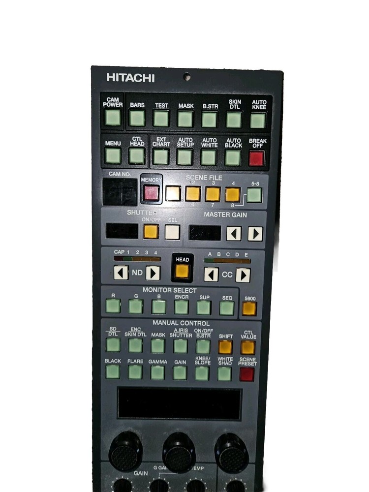 Hitachi RU 1200jy Remote Control Panel