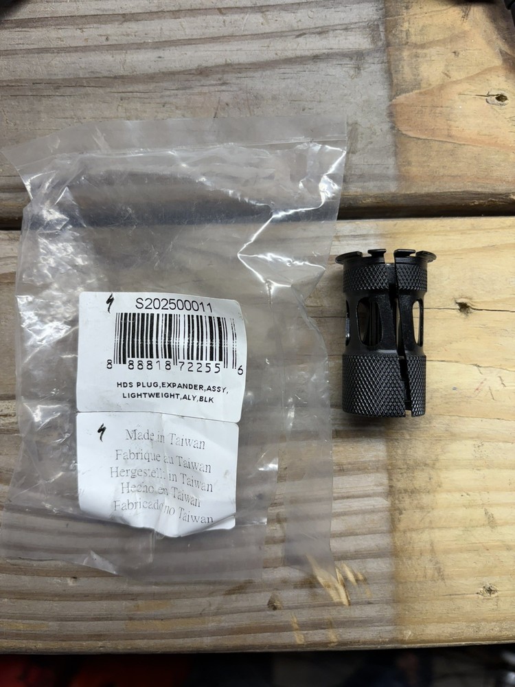 Specialized Crux/Aethos Headset Plug Expander Assembly (Black) (Lightweight)