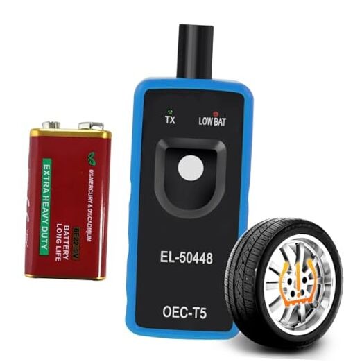 EL-50448 TPMS Relearn Tool with Battery,  OEC-T5 TPMS Reset With Battery Blue