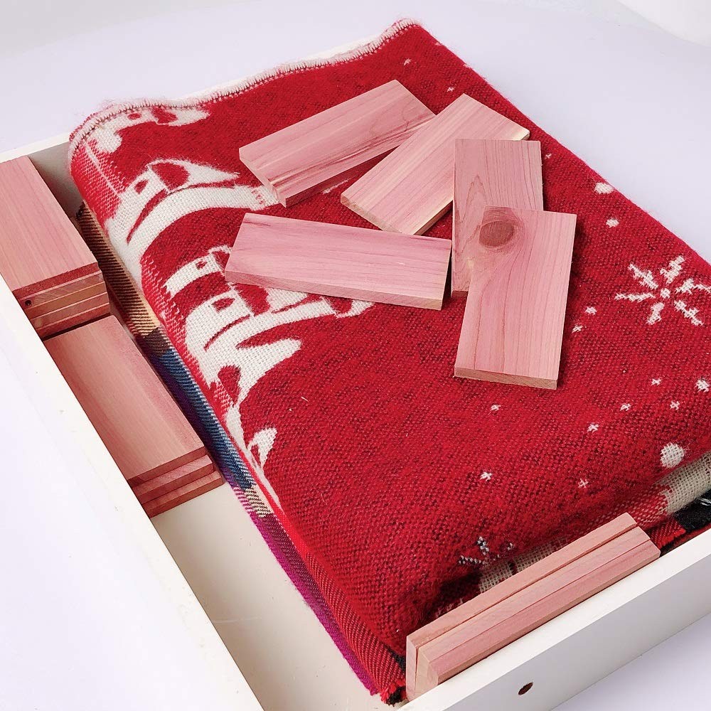 Cedar Blocks for Clothes Storage 16 Pcs 2 Value Packs 100% Aromatic Red Ceder...