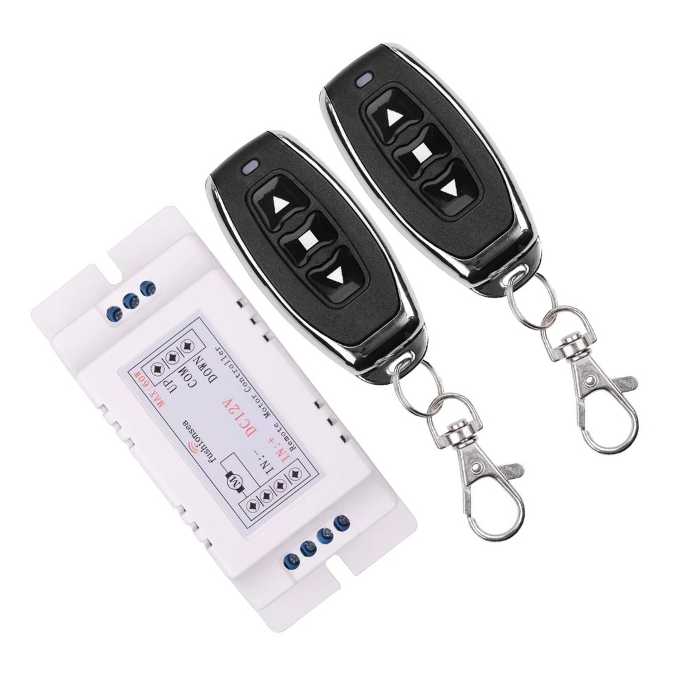 Remote Control Motor Wireless Remote Switch 12V Universal 2 Channel RF433MHz