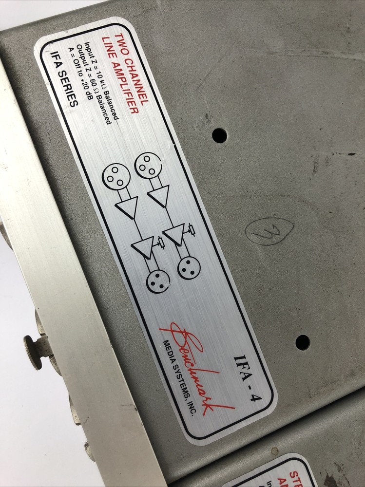 Benchmark IFA -4 Amplifier IFA-1 Interface amp PS-11 Power Supply Module Bundle