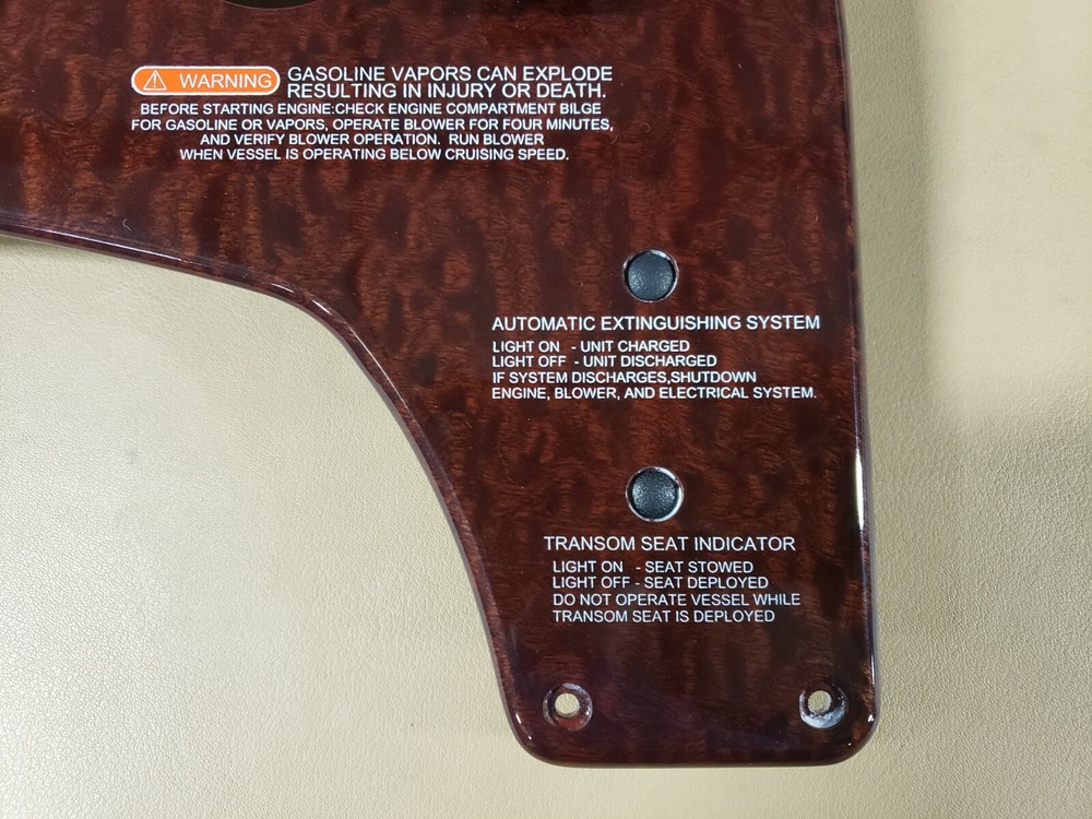 SEA RAY 350DA (2011-2012) STARBOARD SIDE AXIUS DASH PANEL