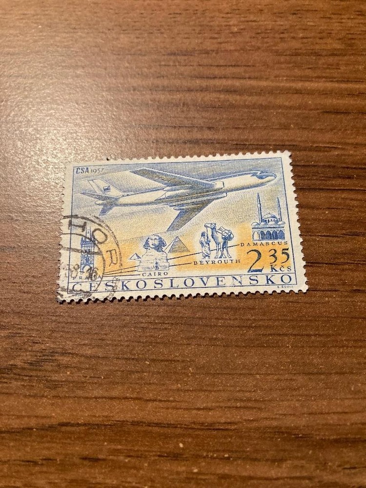 czechoslovakia #C46 Airmail 1957