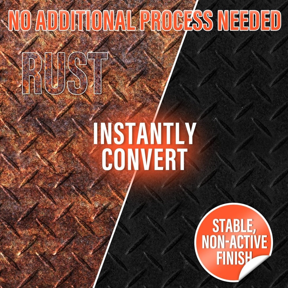 2-in-1 Rust Conversion Primer and Metal Primer (Black)