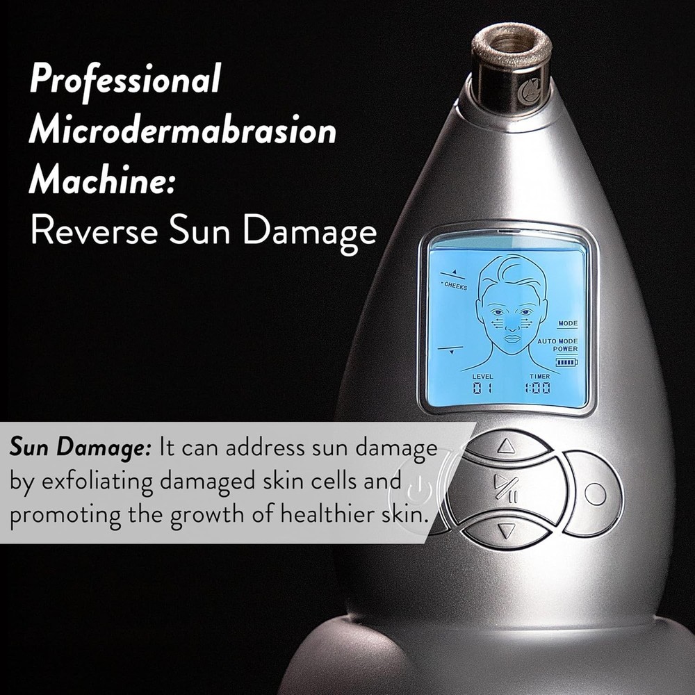 Dermatologist-Approved Microdermabrasion Machine - Acne Scar & Pore Treatment