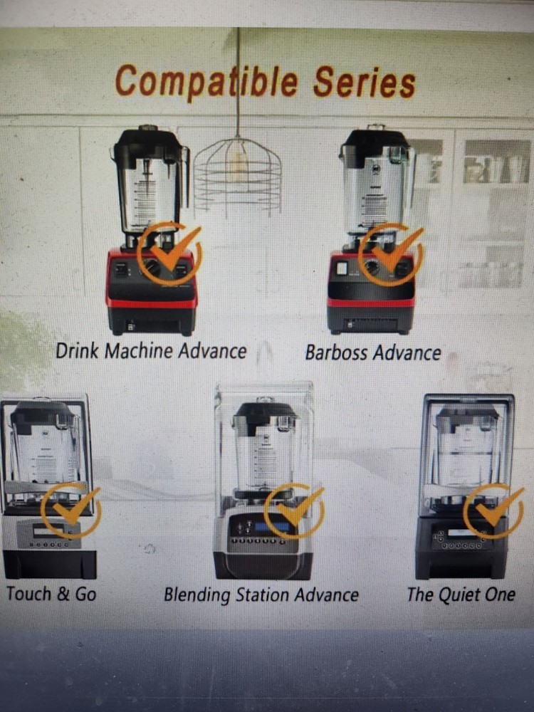 Replacement Container for Vitamix Blenders, 48 oz, replace Touch & Go The Quiet