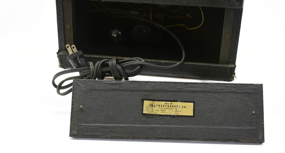 Vintage Instructograph Morse Code CW Trainer Machine + Box HAM