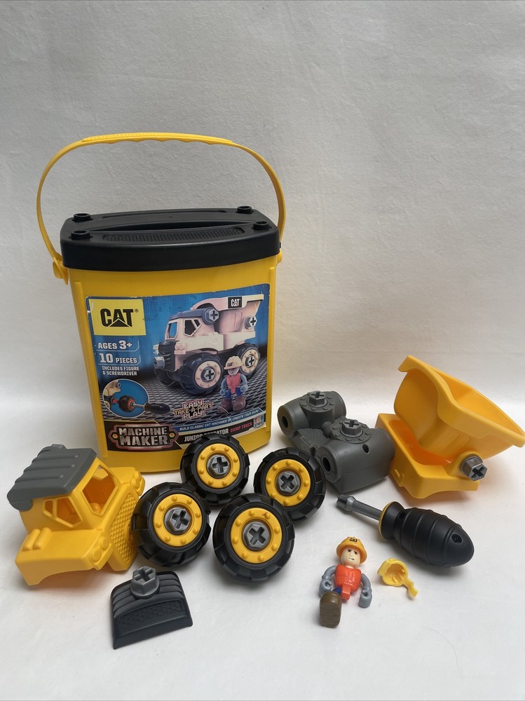CAT Machine Maker Junior Operator Dump Truck Construction Assembly Kit